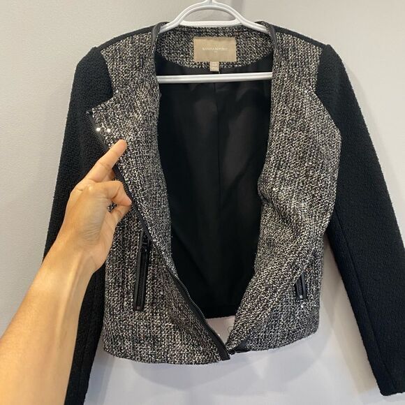 Banana Republic Tweed Moto Jacket - Picture 4 of 9